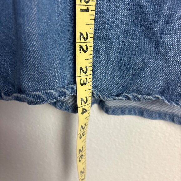 Vineyard Vines XS Girls Blue Tencel Sleeveless Dress - Picture 4 of 7